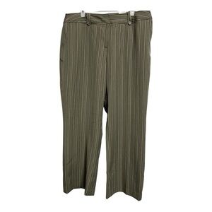 Worthington Basil Stripe Marilyn Fit Trousers Size 18